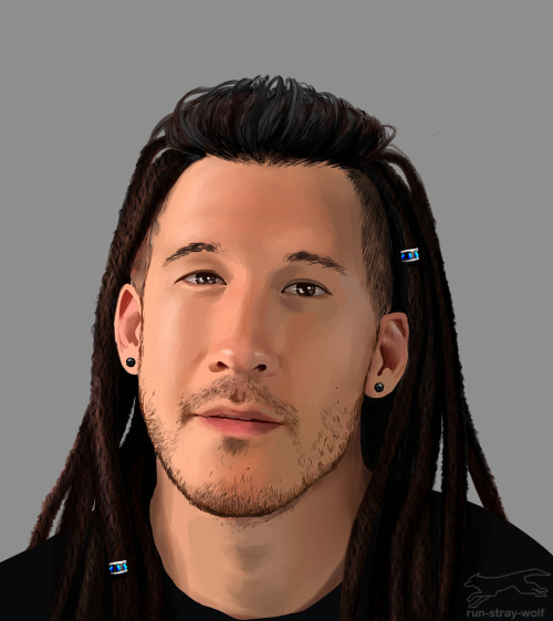 Mark with dreadlocks.