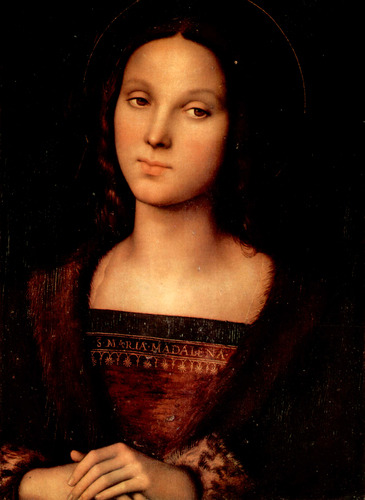 pietro-perugino:St. Mary Magdalene, 1500, Pietro PeruginoMedium: oil,panel
