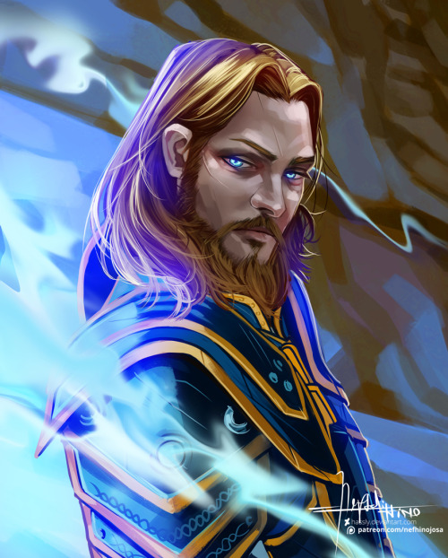 neftalihinojosa: Patreon | Gumroad | DeviantArt | YouTube | Commission Info  Portrait of Anduin Loth