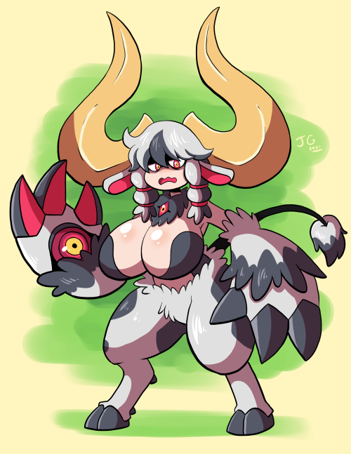  Year of the Ox rules dictate that I had to draw the Evil Eye unit from upcoming Disgaea 6 