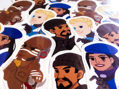 ❤ OVERWATCH SHIPPING STICKERS (UPDATED!) ❤I’ve (finally) added young Jack, Gabe, and Ana, as well as