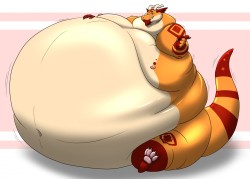 If You Need A Fatty, I’m Hereartist:  Hector The Wolf On Facommission For Artisipancake