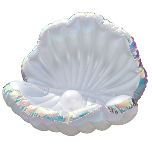 kawaiiteatime:pucapuca sea shell floatie - the pearl is a beach ball!