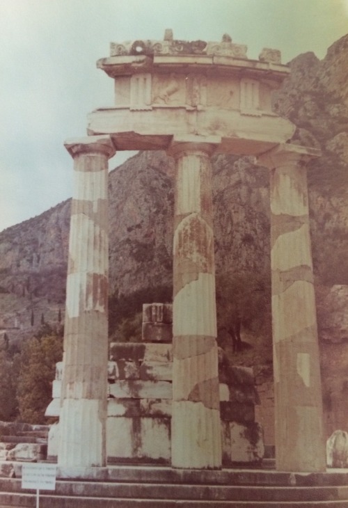 eyesaremosaics:From my dads trip to Delphi in 1982. I wish I could have hung out with my dad in his 
