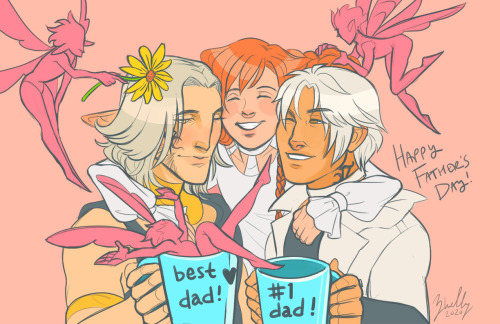 I hope Urianger and Thancred had a good father’s day~ the pixies helped Ryne with the mugs!