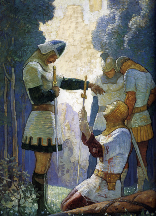 zombienormal: Death of Orlando, N.C. Wyeth, 1920. 