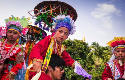 awkwardsituationist: thailand’s annual poi sang long festival, which occurs in the first week 