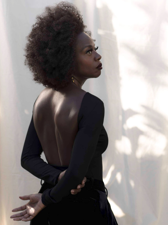 accras: Viola Davis in Porter Magazine