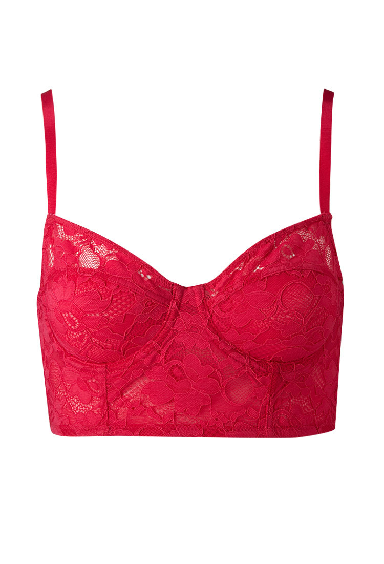placedeladentelle:  Secret Romance Lace Demi Bra by Forever 21 / 15€