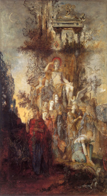 luminous-void:  Gustave Moreau, The Muses Leaving their Father Apollo to Go Out and Light the World, 1868 