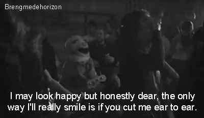 brengmedehorizon:  pierxe-the-veil:  Bring Me The Horizon - Chelsea Smile   so