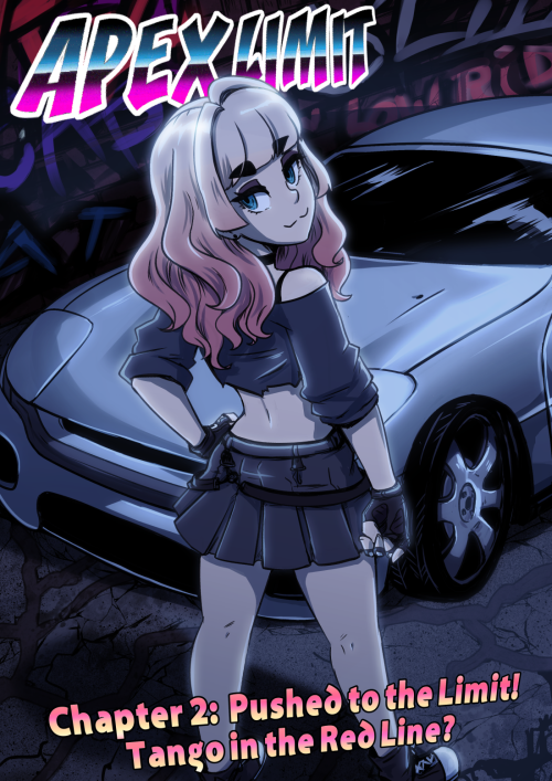 I have big news! ✨✨✨Apex Limit is now available on my Patreon! Experience the strangely homoerotic world of street racing with my comic! Witness the drama of a bunch of goofy lesbians as they drift their way into friendships and love… Watch