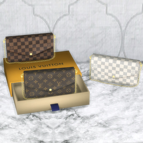 platinumluxesims:| Louis Vuitton Pochette Félicie |DOWNLOAD (Patreon) Enjoy xo  *All mes