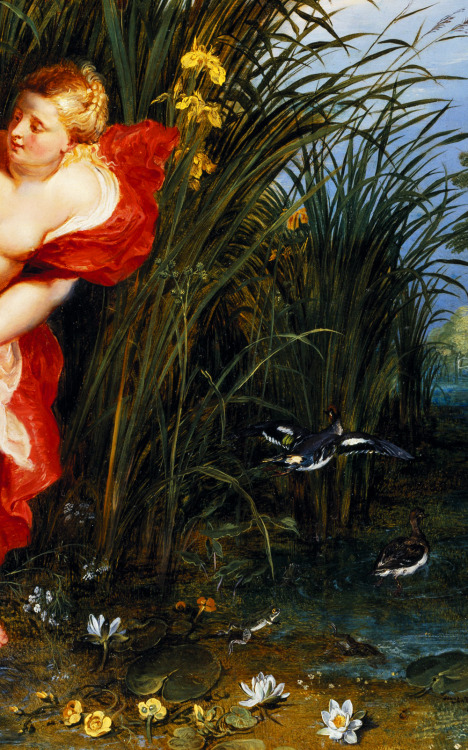 jaded-mandarin:Peter Paul Rubens. Detail from Pan and Syrinx, 1617.