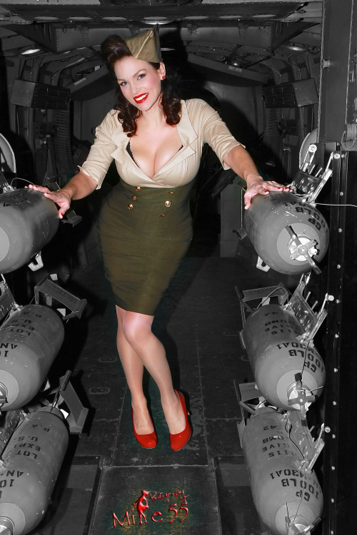 pinuppost:  Bombs Away!!Photo by: Mike55 Photography MUAH: Veronica Wyles