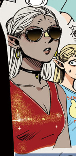 Fav Detail About Elves I Didn't Fully Register Until I Saw That One Summer Colour Page - Elves Look Rosy