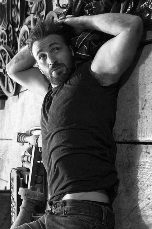 luvinchris:Chris Evans For Rolling Stone MagazineBlack & White 06