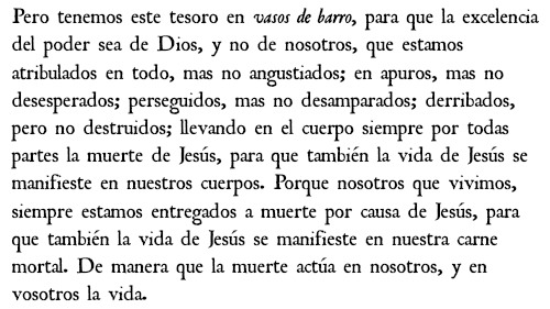 corazon-de-siervo:  2 Corintios 4:7:12 RVR1960