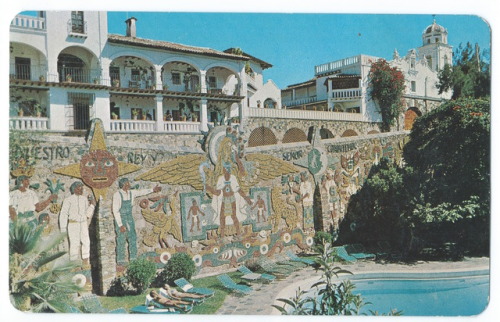 Nuestro Rey y Señor Cuauhtémoc, Juan O’Gorman.Hotel Posada de la Misión, Taxco, Gro. 1956