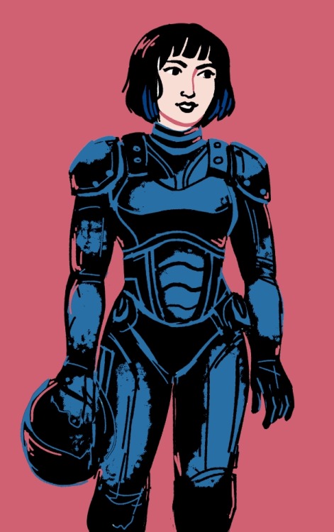 emstantinople:Mako! Playing with color schemes.