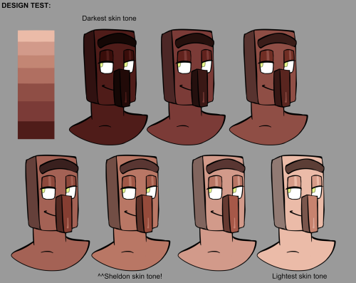 I Was Figuring Out The Colors For The Lady Witches And Wanted To Play Around With Witch Skin Tones. I