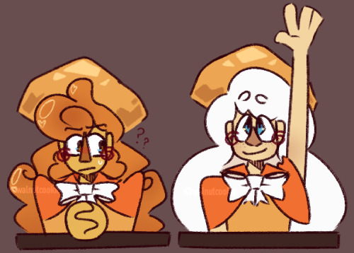 Would You Ever Draw Walnut X Cream Puff Like Holding Hands Or Even Just Bring In The Same General Area