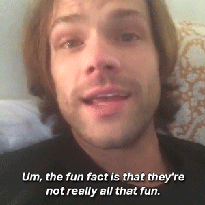 Just Jared Being A Sweetie While Watching 11x07 With Everyone Last Night.