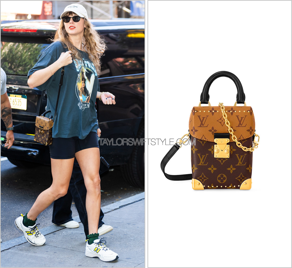 Louis Vuitton Camera Box Bag worn by Taylor Swift Out in New York City on  October 3, 2023