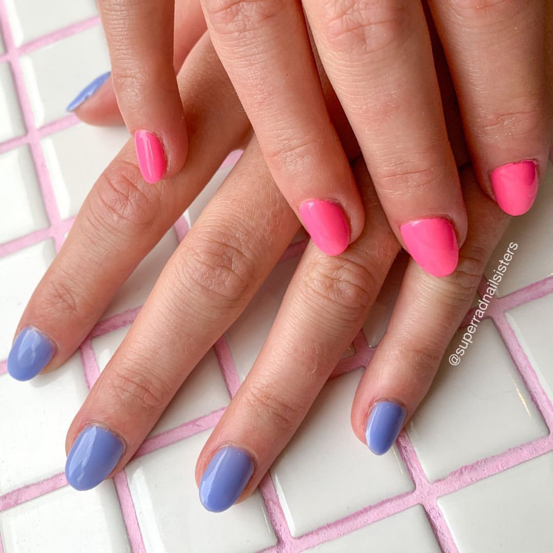 baby pink nails, summer and tumblr - image #6024630 on Favim.com