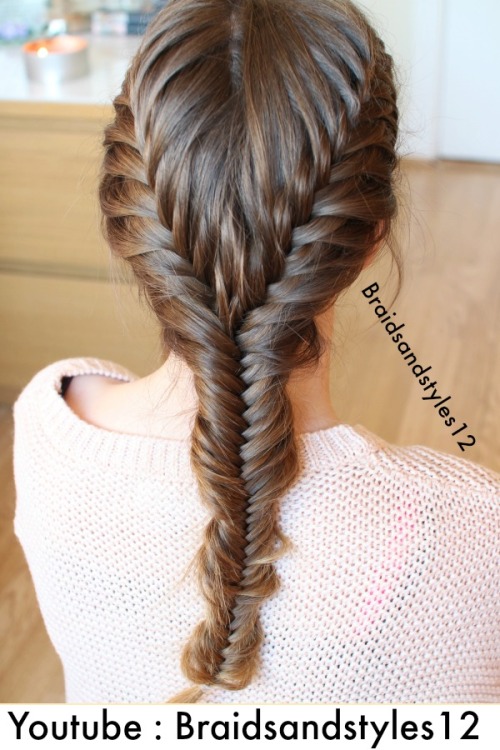 braidsandstyles12:French Fishtail braids by Braidsandstyles12. Click here to see the tutorial!
