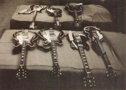 arfudnacruinne:  The Beatles’ guitars backstage