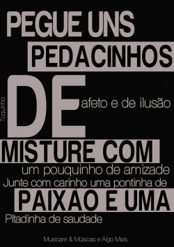 musicare:  Toquinho - Receita de Felicidade Em parceria com Músicas e Algo Mais 