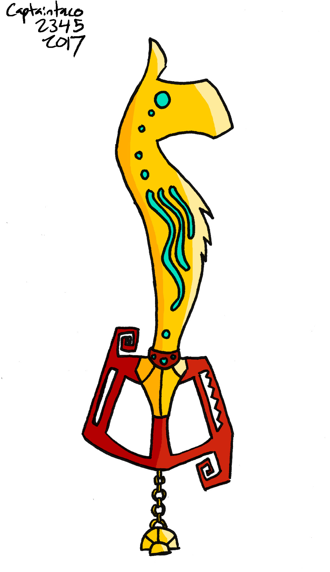 Another Keyblade design. This one is based on one of my favourite Disney movies,
