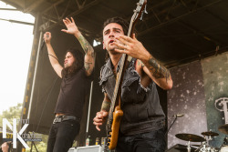 tab00heart:  David Darocha &amp; Ronnie Canizaro of Born Of Osiris | Rockstar Mayhem Fest Atlanta | Photo Credit [x] 