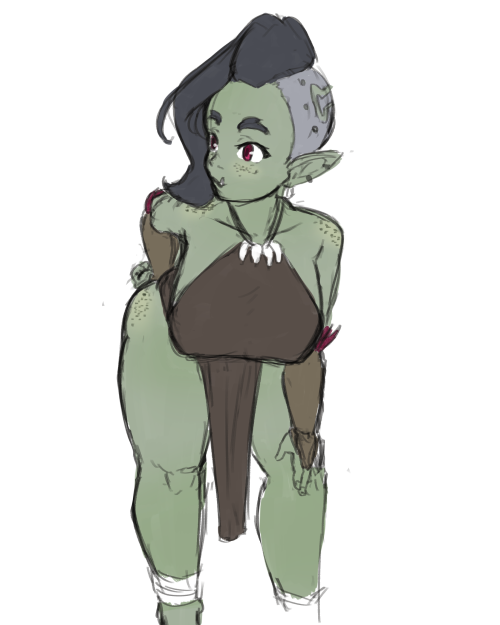 I made a gobline sorceress, her name is R’shiq