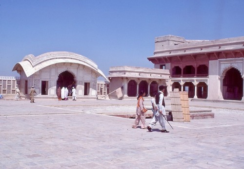 Naulakha Pavilion, Lahore Fort, Lahore, Pakistan, 1978. (نورالھا پویلین ، لاہور قلعہ ، لاہور ، پاکست