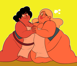 official-shitlord:anonymous commission of j10 and y6 from steven universe