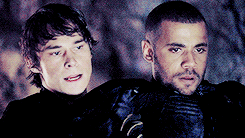 cinemagaygifs:    Jarod Joseph &amp; Jonathan Whitesell - The 100   