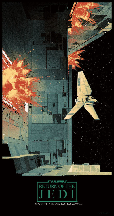 cinemagorgeous: Gorgeous tributes to the original Star Wars trilogy.  By artist Matt Ferguson.