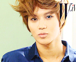 when the camera suddenly focus on Taemin~   