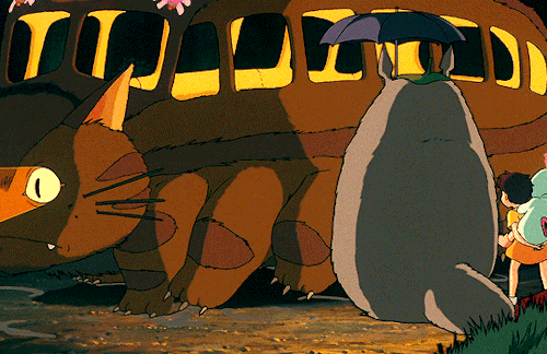 hayao-miyazakis:The Catbus from My Neighbor Totoro|となりのトトロ(1988), dir.Hayao Miyazaki