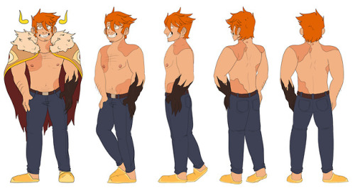 deison!!!!!!!!!! i did a turnaround of him !!!! and some concept / ref sheets