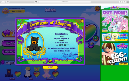 webkinz red panda