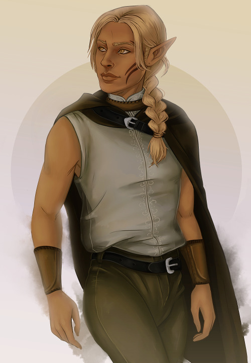 ladyinquisitor:Zev with a braid :3c
