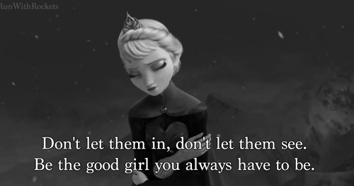 maska11:  Don’t let them in, don’t let them see, be the good girl you always