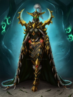 illidan-stormrage:                   Maiev by ZFischerillustrator