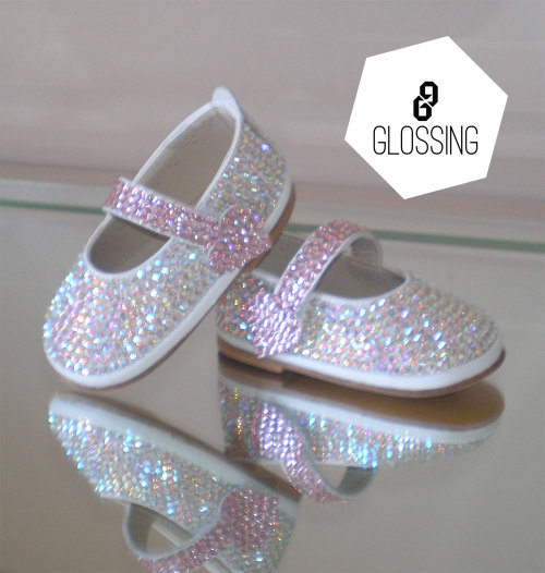 AB Crystal Baby Shoes www.facebook.com/Glossing.pt
