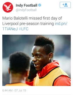 o-magico10:  How about instead you say: “Mario Balotelli given compassionate leave after his father passed away.” Stop making it seem like he just skipped training for no good reason.   ^^^^^