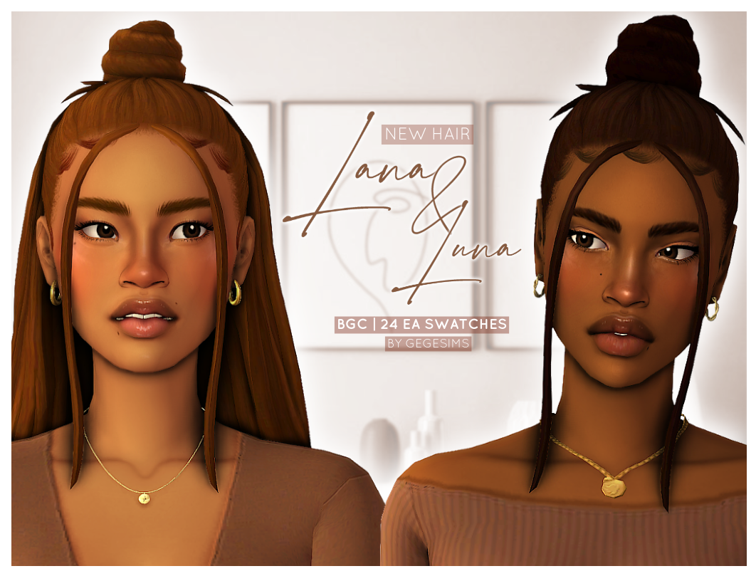 GegeSims - Mariana Hair - The Sims 4 Create a Sim - CurseForge