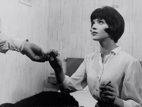 Anna Karina en “Vivre sa vie” de Jean-Luc Godard / 1962 